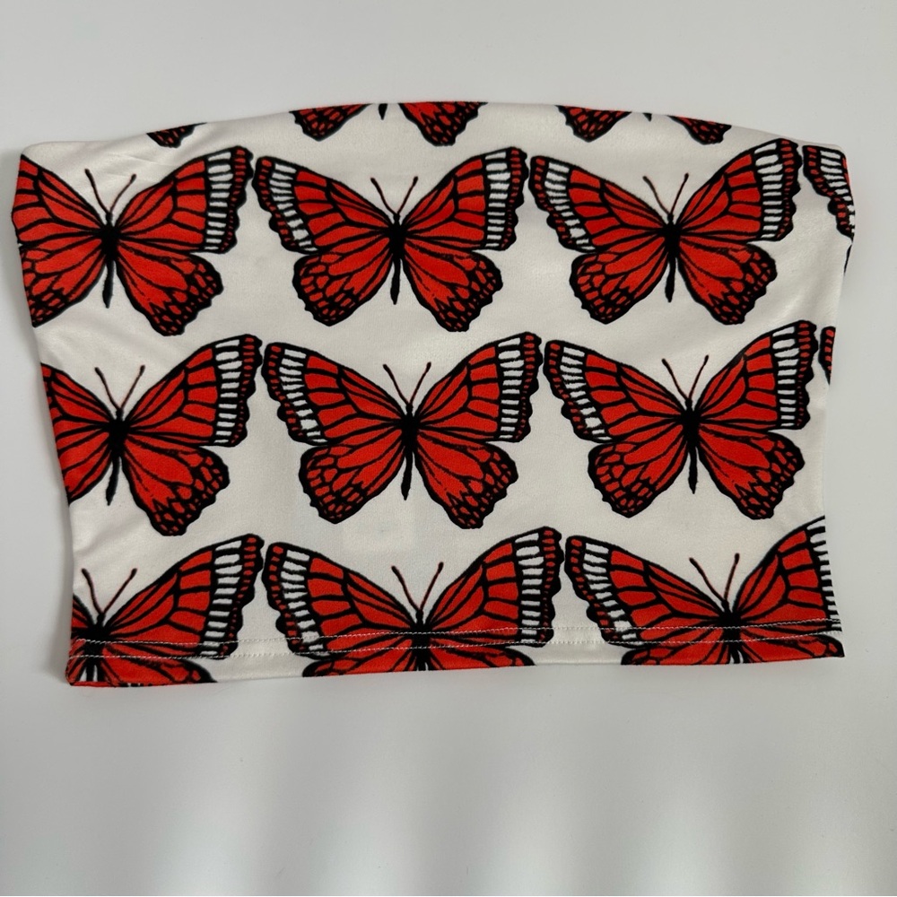 Butterfly tube top